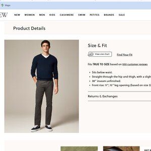 J Crew 770 Oynx Grey W34 L32